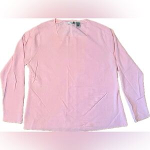 Laura Ashley square neckline, long sleeve shirt. Women’s Size large